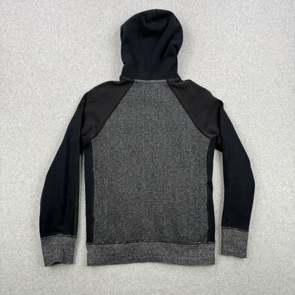 Reigning Champ Hoodie Mens XS Black Grey Full Zip Two Tone Made in Canada - Picture 4 of 10
